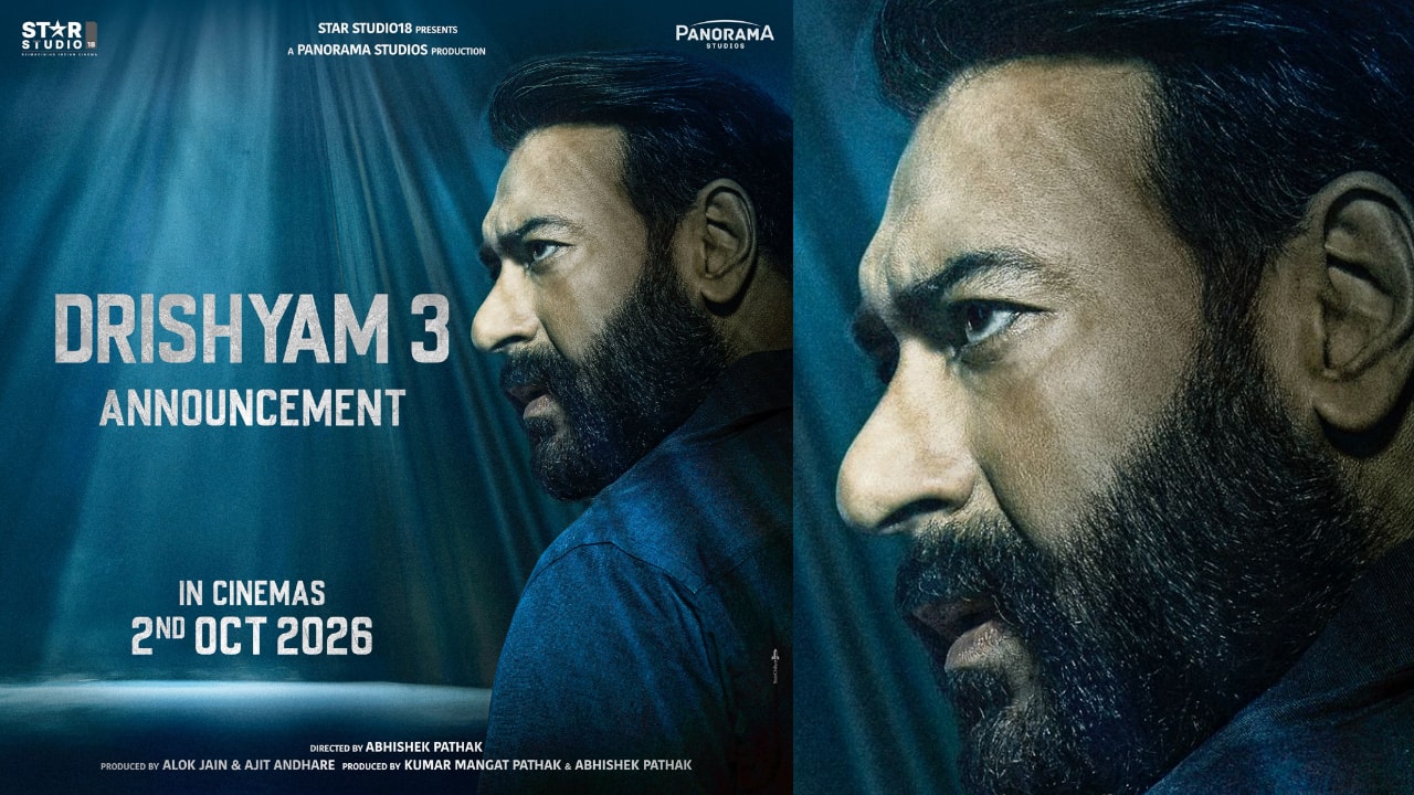 Drishyam 3 release date announced, will be out on October 2, 2026, netizens say, "phir se Gandhi Jayanti, aur Sam ki dead-body..."