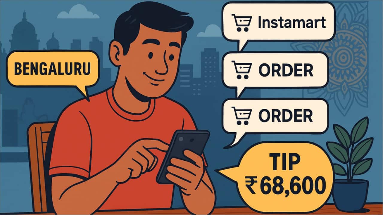 Bengaluru Instamart user tipped Rs 68,600 to delivery executives: 'Highest in the country'