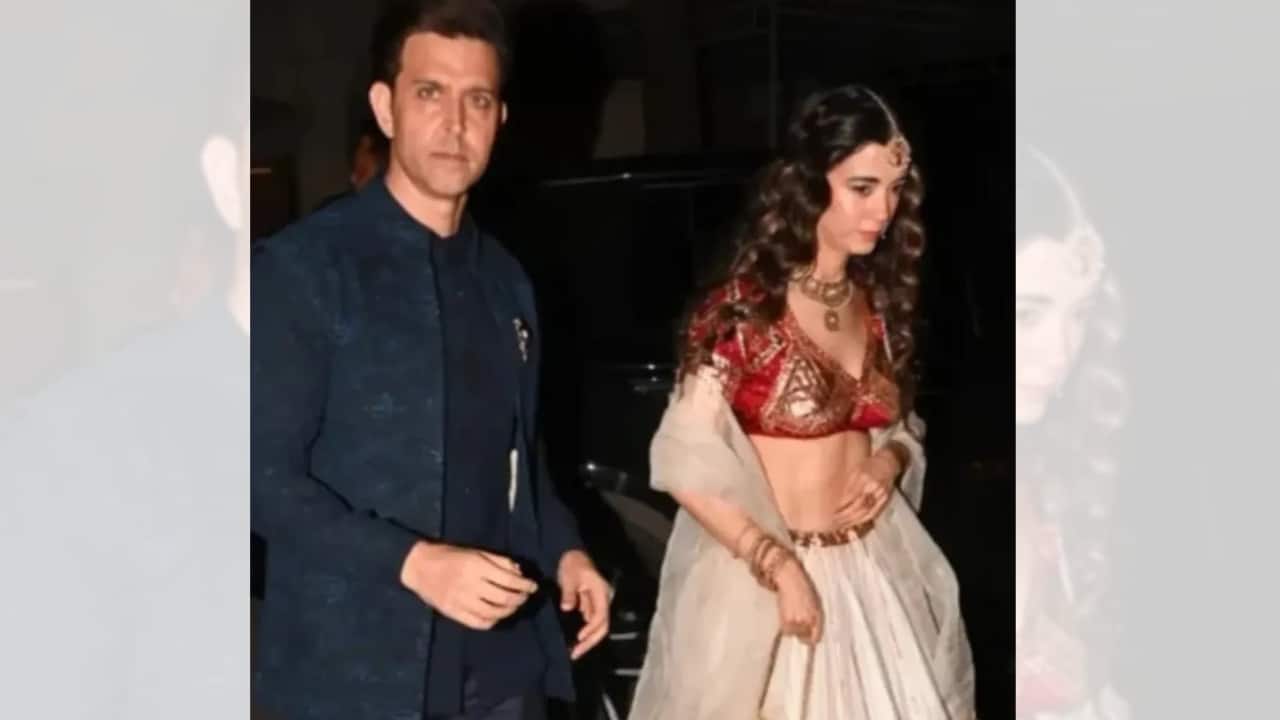 Hrithik Roshan and Saba Azab impress in traditional outfits for cousin's mehendi