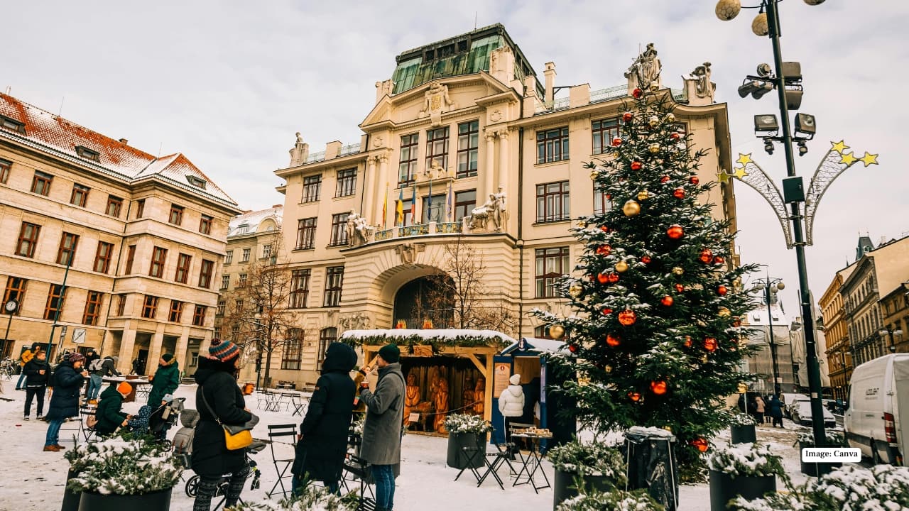 Old Town Square Christmas Market, Prague, Czech Republic
