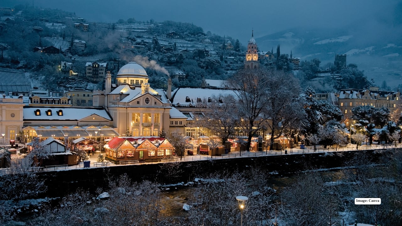December: Christmas markets in Merano, Italy The year closes gently in Merano, a charming Alpine town where Christmas markets glow against snow-dusted mountains. Wooden stalls offer crafts, candles and warming food, while the surrounding landscape invites winter walks, thermal baths and slow exploration. Cosy hotels and spa retreats make it an ideal place to end the year on a festive, relaxed note.