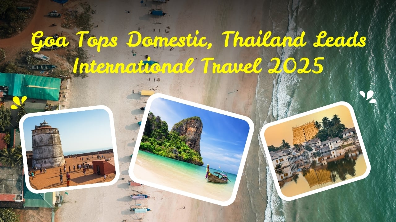 Thailand beats UAE to become top international choice for Indian travellers in 2025; Goa leads domestic travel