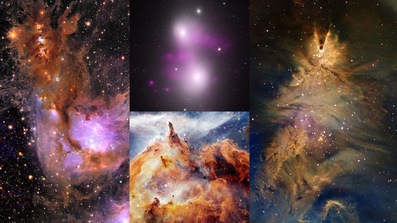 NASA’s Chandra Observatory spots galaxies in holiday shapes, see images here