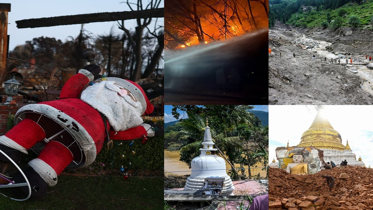 From California wildfires to deadly Asian floods: Natural disasters that ravaged the globe in 2025