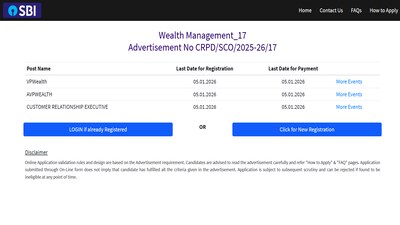 SBI SCO Recruitment 2025