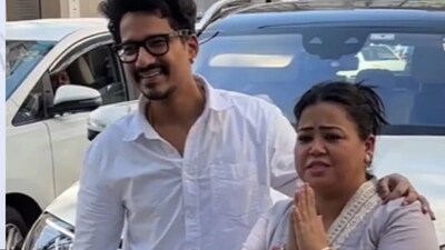 Bharti singh with husband