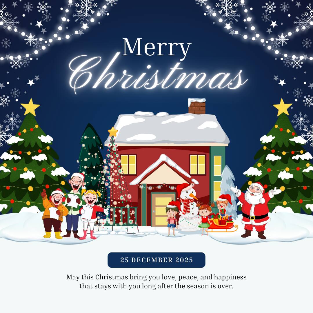 Happy Christmas Photos and Images (canva)