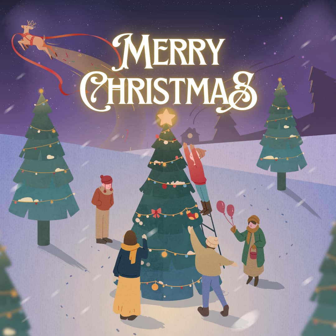 Happy Christmas Photos and Images (canva)