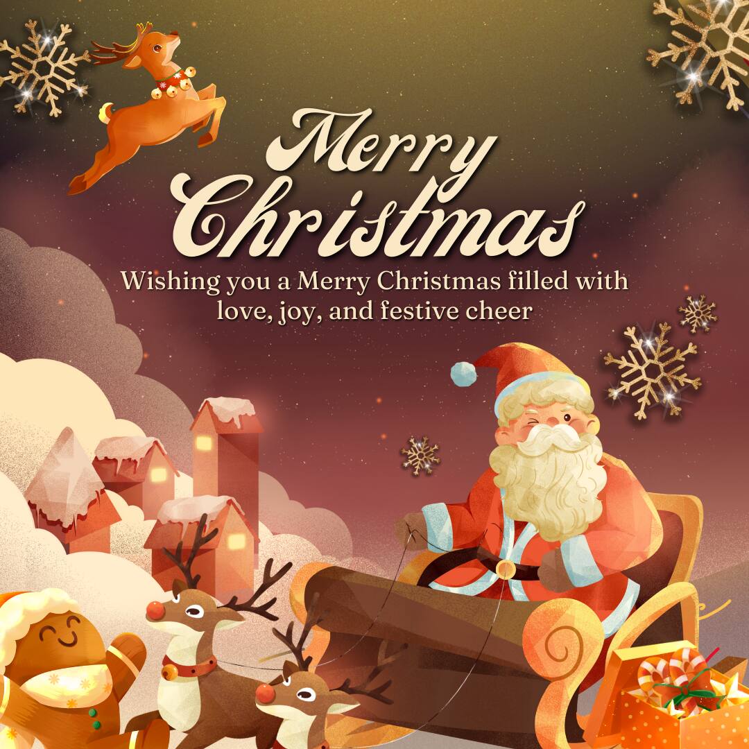 Happy Christmas Photos and Images (canva)