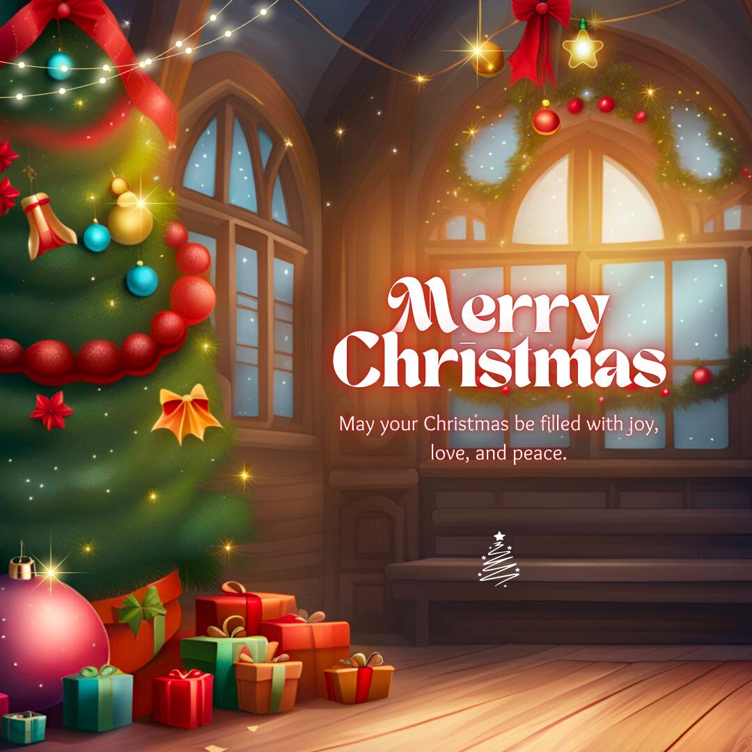 Happy Christmas Photos and Images (canva)