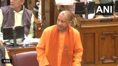 Uttar Pradesh Chief Minister Yogi Adityanath speaking on the final day of the Winter session of the state Assembly on Wednesday.