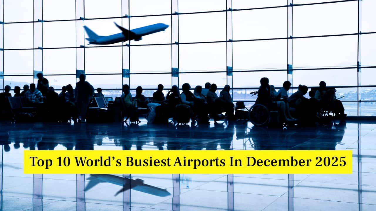 World’s busiest airports revealed for December 2025 — #7 is unexpected