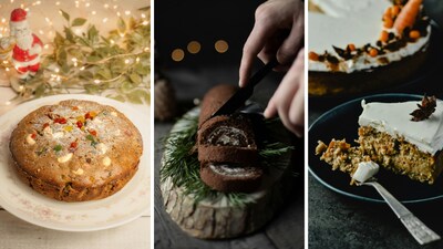 From classic plum cake to cosy carrot cake, these festive Christmas cakes are perfect for holiday baking and celebrating with loved ones. (Image: Pexels)