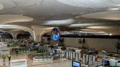 On the opening day, four airlines - IndiGo, Air India Express, Akasa Air and Star Air - are operating domestic services from the airport