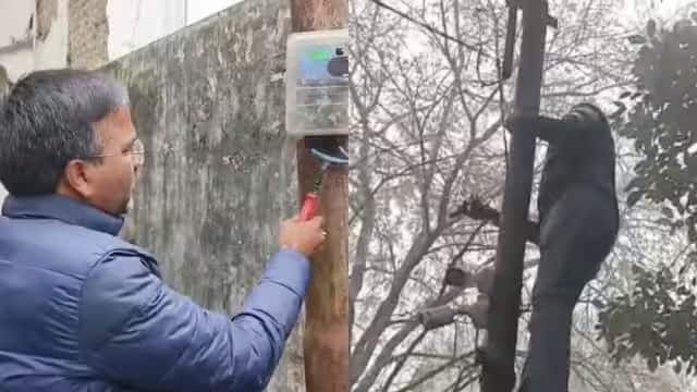 Haridwar: Annoyed over power outage, Congress MLA climbs poles, cuts electricity supply to officials' houses
