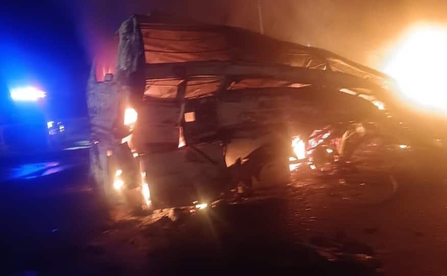 ‘Truck hit fuel tank, fire everywhere’: Karnataka bus crash survivors recount moments of horror