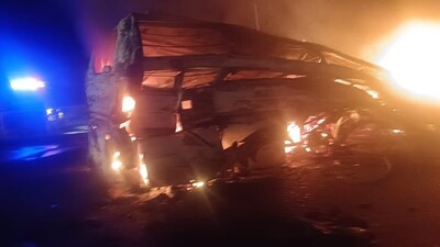 Karnataka bus fire