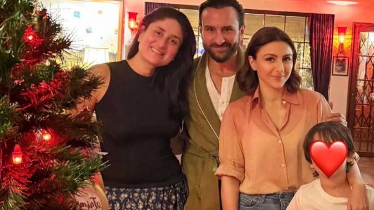 Kareena Kapoor Khan Kareena Kapoor Khan embraced the true spirit of Christmas as she posed with her family beside a beautifully decorated Christmas tree. Dressed in a relaxed yet stylish loo, Kareena kept her festive look simple, reflecting the cosy, at-home vibe of the celebration. 