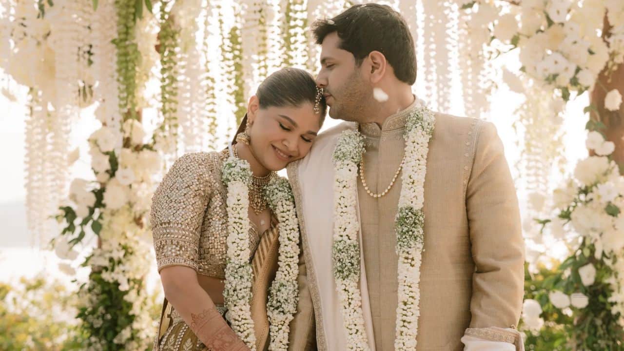 Sharvari Wagh’s sister Kasturi married Architect Vineet Hingorani in a dreamy Lonavala wedding