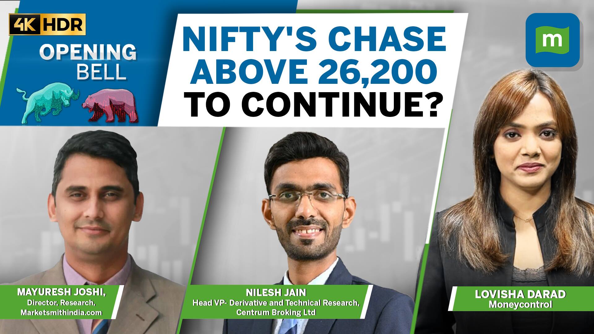 Live: Will Nifty continue to struggle to mount above 26,200? | Opening Bell