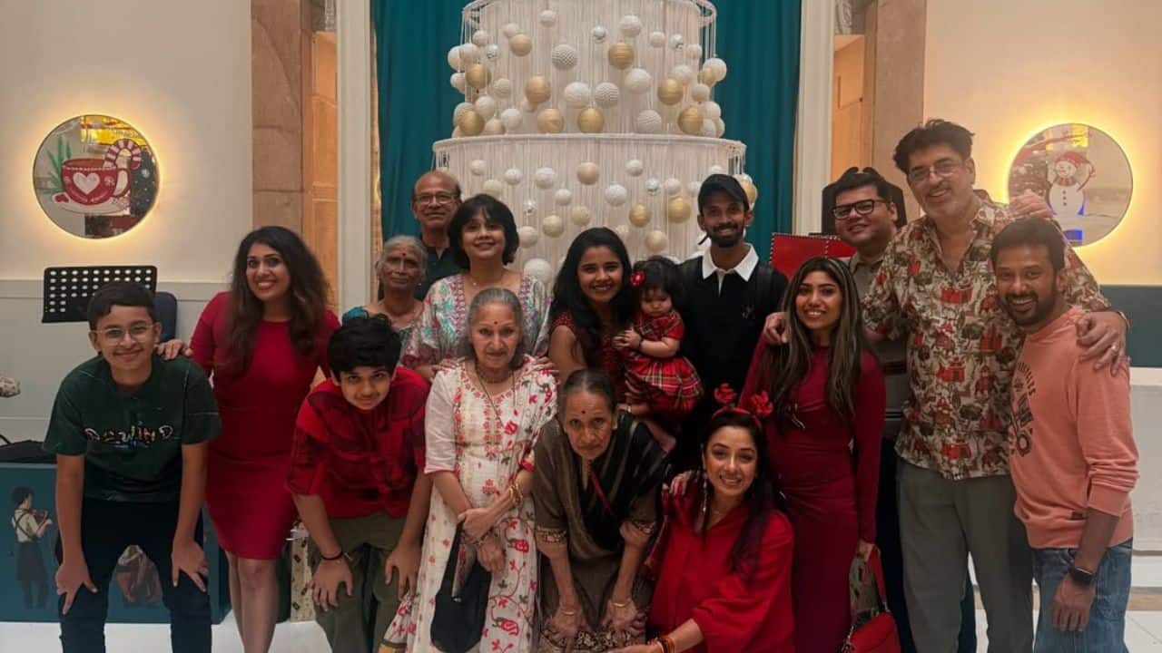 Rupali Ganguly’s family day out to celebrate Christmas with her husband, kids, and loved ones is a visual delight