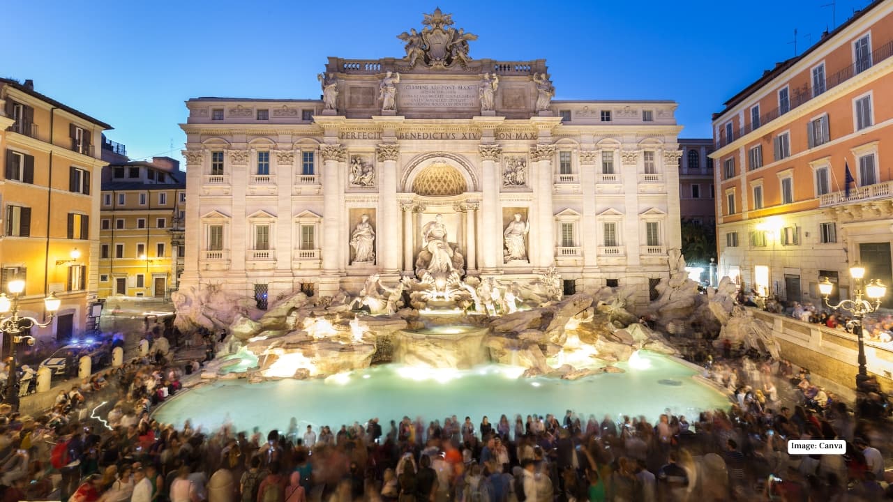 Rome’s iconic Trevi Fountain