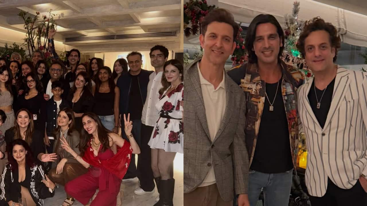 Hrithik Roshan joins ex-wife Sussanne Khan’s Christmas celebration with girlfriend Saba Azad, see pics