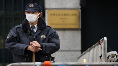 Fourteen people were injured in a stabbing attack in a factory in central Japan