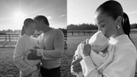 Amy Jackson and Ed Westwick<br />British actress Amy Jackson and her husband Ed Westwick became parents again on March 24, 2025, with the arrival of their son Oscar Alexander Westwick.
