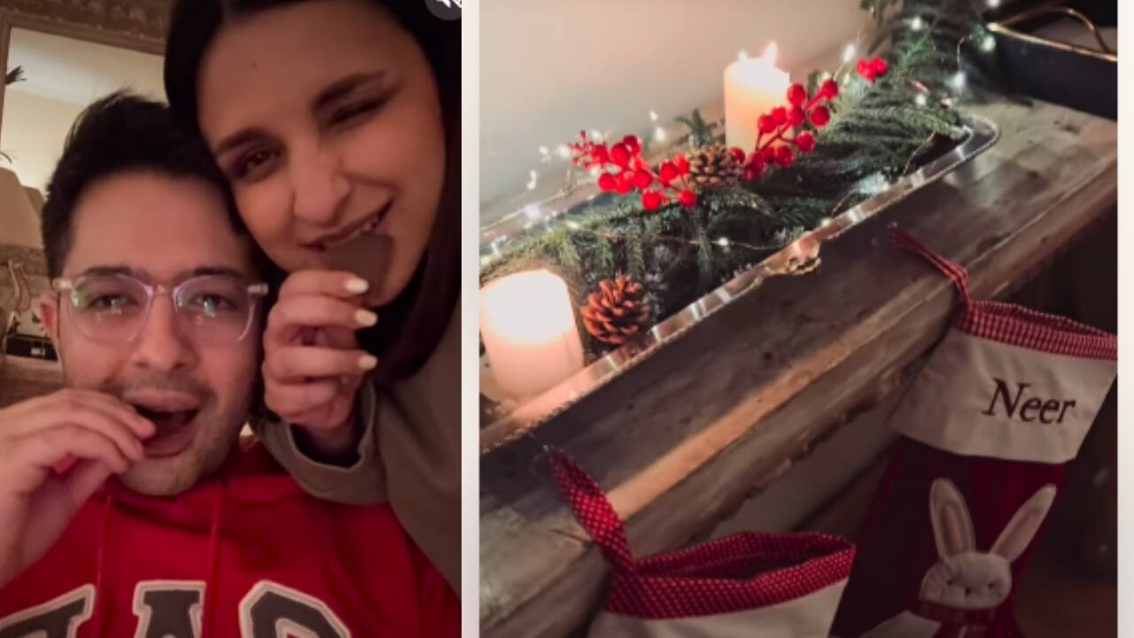 Inside Parineeti Chopra and Raghav Chadha’s cosy Christmas as they mark baby Neer’s first festive milestone