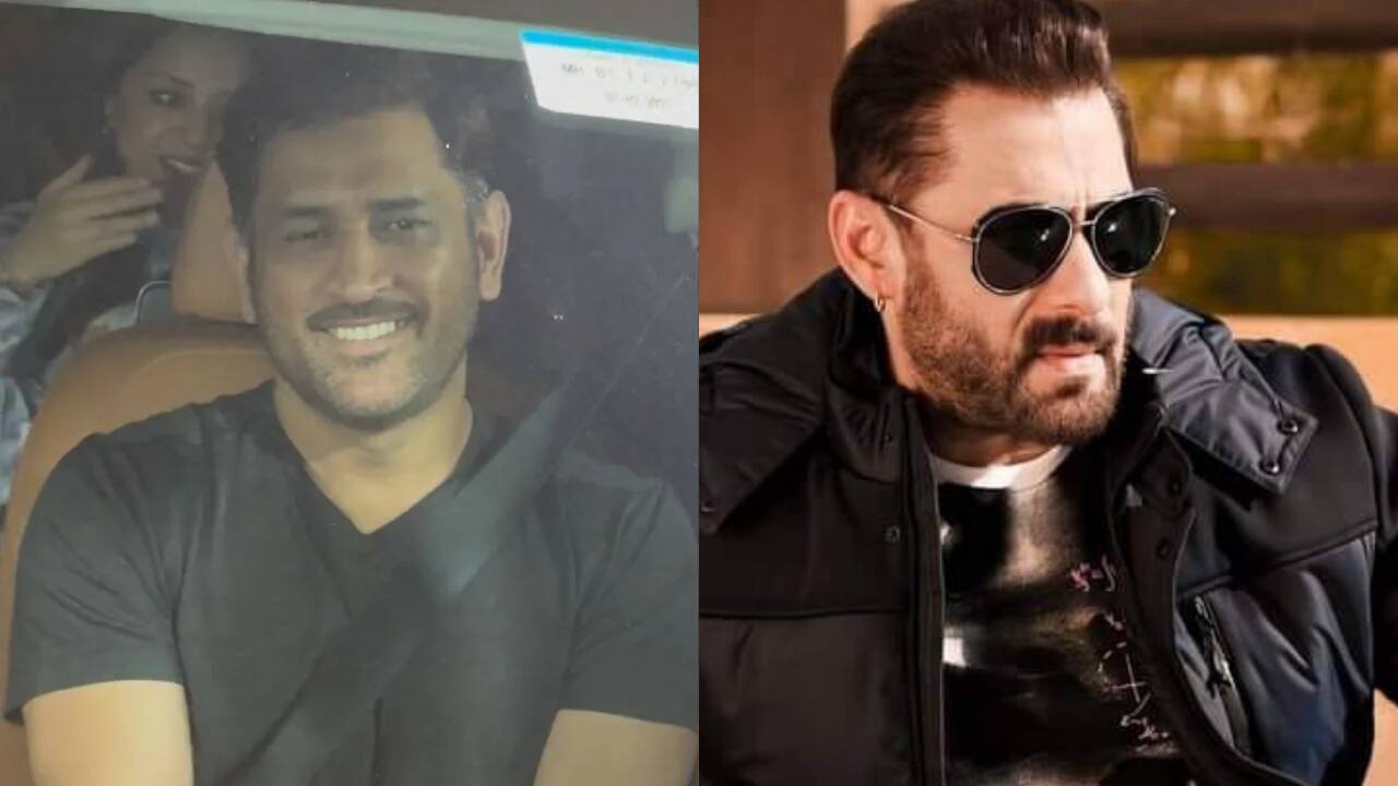 MS Dhoni arrives at Salman Khan's Panvel farmhouse to celebrate his 60th birthday