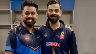 Gujarat bowler, who dismissed Virat Kohli, gets signed ball from talisman (Source: Instagram)