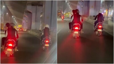 Bengaluru Shocker: Woman Rider Harassed by Men on Scooter, Video Goes Viral