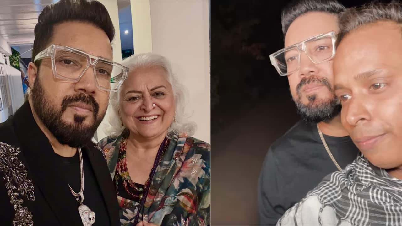 Mika Singh's dramatic entry Although it was Salman Khan's birthday, Mika Singh also garnered similar attention for his entry. The singer arrived at Salman's farmhouse on scooty.