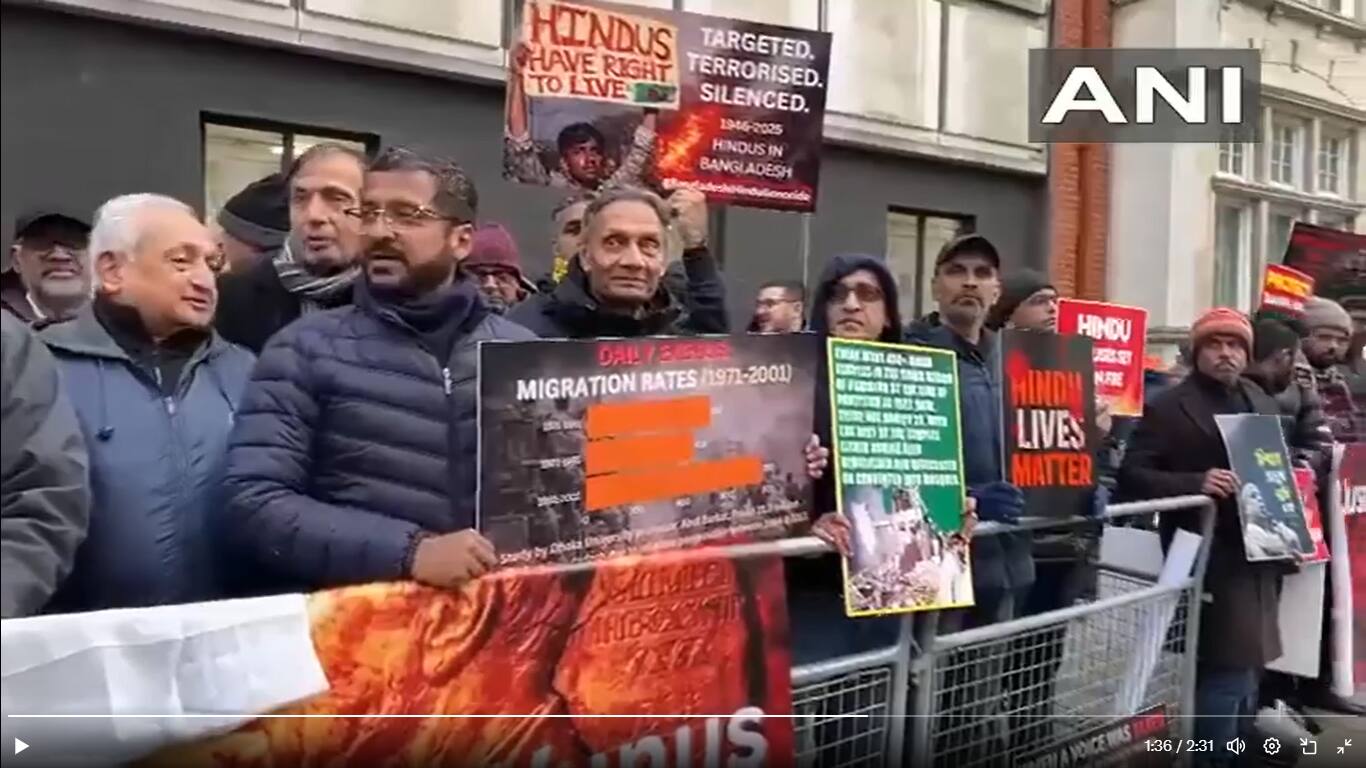 ‘Protect Hindus’: Killings in Bangladesh trigger London protest outside High Commission