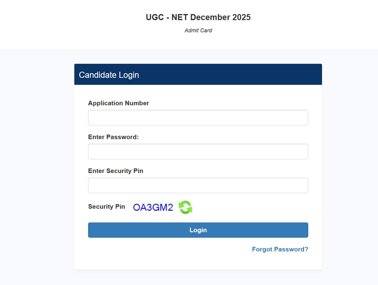 UGC NET Admit Card 2025 released @ ugcnet.nta.nic.in, download your hall ticket here