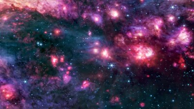A near-infrared view of the Sagittarius B2 region captured by the James Webb Space Telescope. (Image: NASA, ESA, CSA, STScI, Adam Ginsburg (University of Florida), Nazar Budaiev (University of Florida), Taehwa Yoo (University of Florida); Image Processing: Alyssa Pagan (STScI))