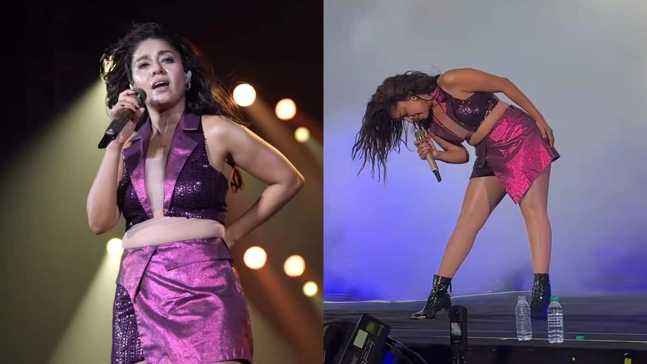 ‘What was that?’ Sunidhi Chauhan’s high-energy dance at Delhi LIVE concert leaves internet shocked, watch here