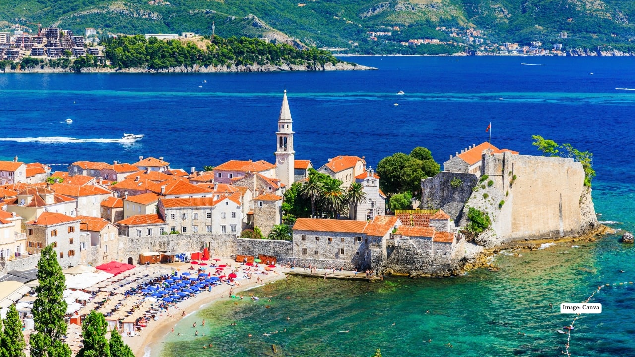 8. Montenegro (Kotor &amp; Budva) Montenegro is a tiny country packed with dramatic fjords, medieval towns, and sparkling Adriatic beaches. Indian travellers can enter visa-free with a valid Schengen, UK, or US visa. Kotor’s old town, perched on a stunning bay, and Budva’s lively beach strip are both affordable spots for sun, culture, and adventure.