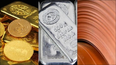 Gold, silver, copper prices decline