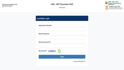 UGC NET December Admit Card 2025