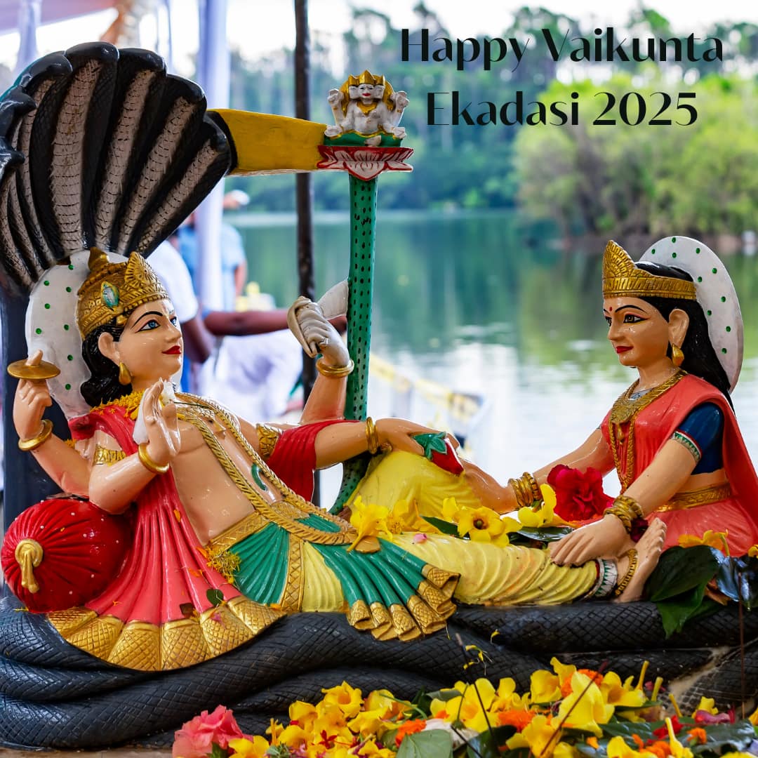 Happy Vaikunta Ekadasi (Ekadashi) 2025 Images / Pictures (canva)