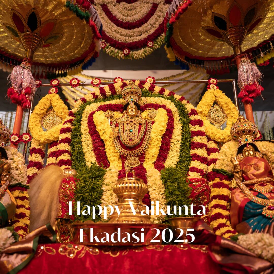 Happy Vaikunta Ekadasi (Ekadashi) 2025 Images / Pictures (canva)