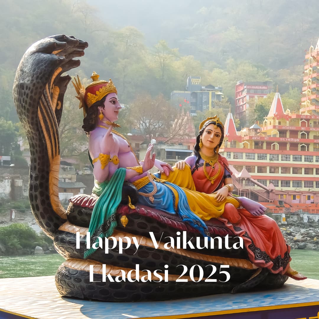 Happy Vaikunta Ekadasi (Ekadashi) 2025 Images / Pictures (canva)
