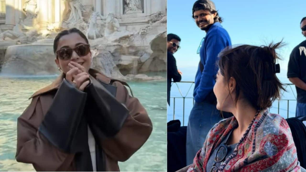 Rashmika Mandanna’s Rome photo dump celebrates slow travel, fans spot Vijay Deverakonda’s brother