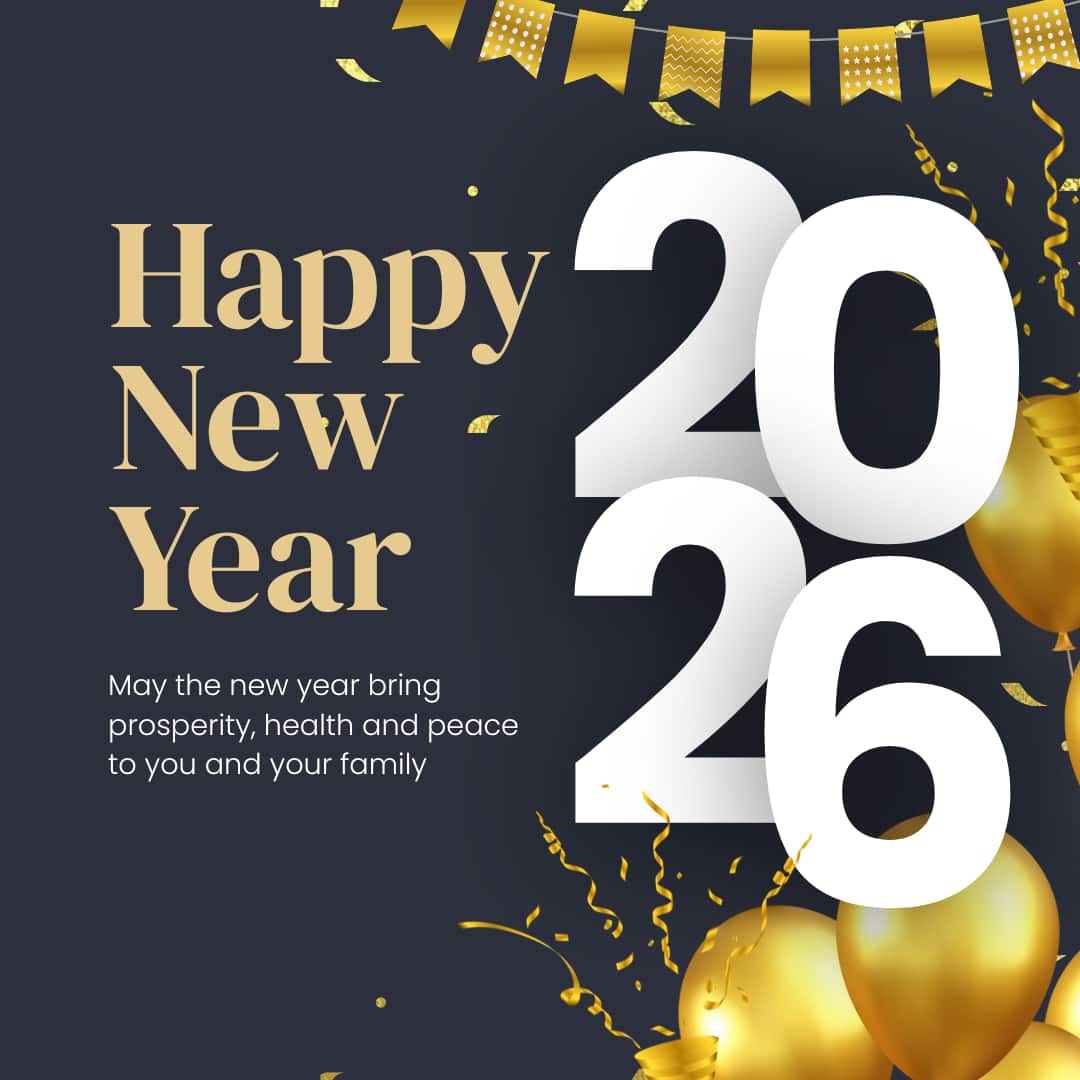 Happy New Year 2026 Images and Pictures (Canva)