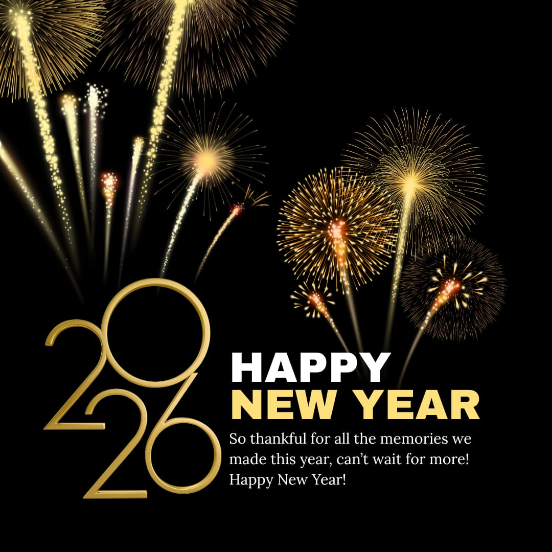 Happy New Year 2026 Images and Pictures (Canva)