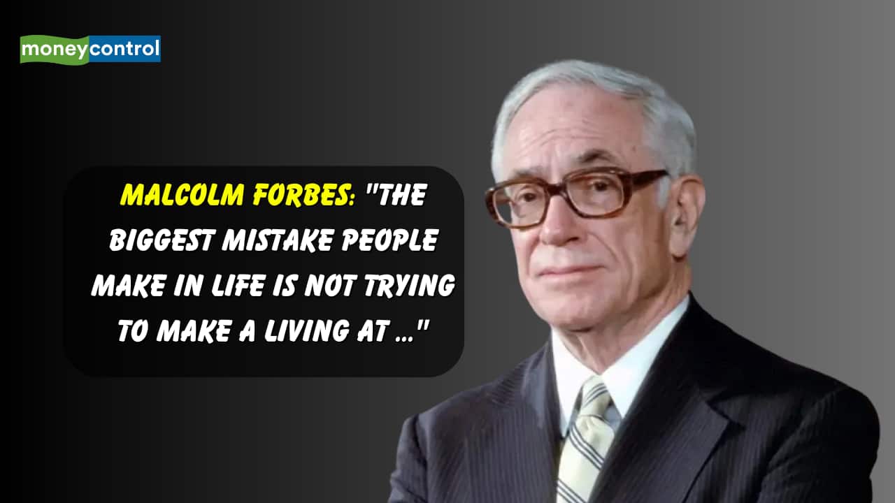Quote of the Day by Malcolm Forbes: "The biggest mistake people make in life is not trying to make a living at ..."
