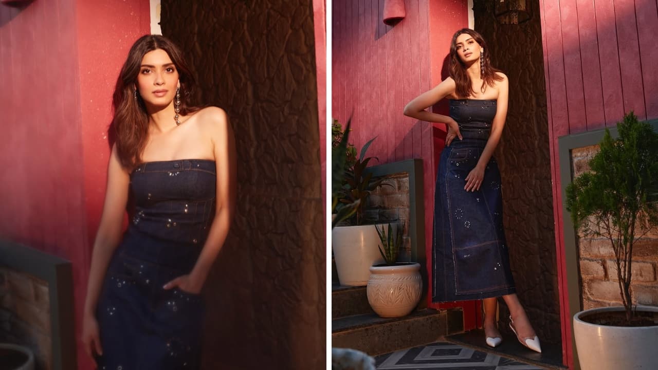 Denim for the win: Denim is a classic, an all-time favourite that keeps you comfy and looks great. If you have a denim dress like Diana Penty’s, then nothing beats that. Switch it up with stylish accessories and a glamorous hair and makeup game.