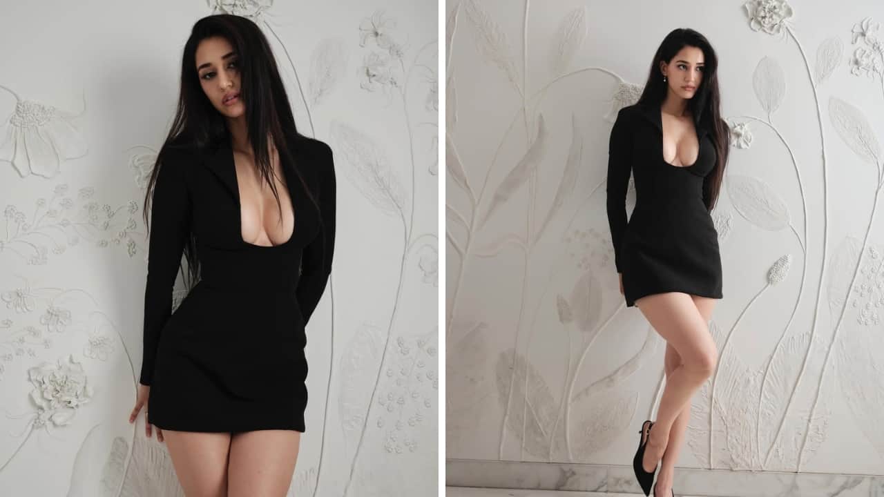 Little black dress: Disha Patani proves why a little black dress (LBD) doesn’t need a second thought. It does all the talking and barely needs anything else. Her LBD is styled with black closed-toe heels and dainty earrings.